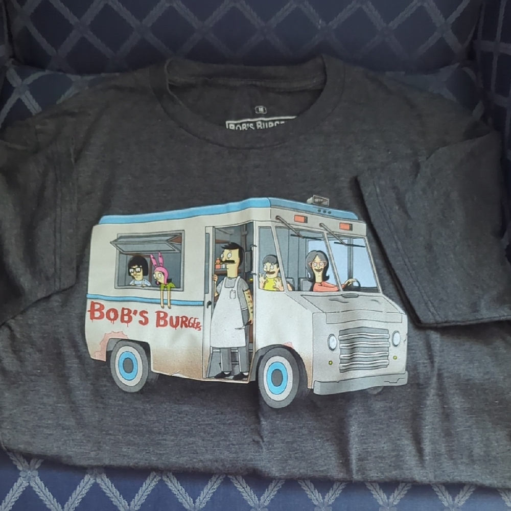 Bob's Burgers Ripple Junction Gray Short Sleeve Tee